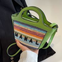 Fashion Solid Color Square Zipper Tote Bag main image 3