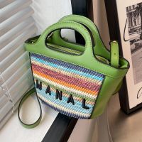 Fashion Solid Color Square Zipper Tote Bag main image 5