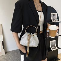 Women's Small Pu Leather Fashion Bucket Bag sku image 6