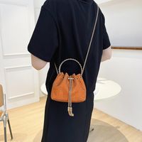 Women's Small Pu Leather Fashion Bucket Bag sku image 8