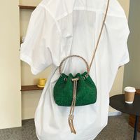 Women's Small Pu Leather Fashion Bucket Bag sku image 5