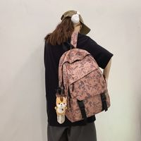 Streetwear Letter Square Zipper Functional Backpack main image 4