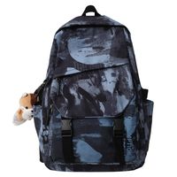 Streetwear Letter Square Zipper Functional Backpack sku image 6