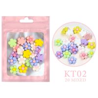 Cute Animal Fruit Flower Resin Nail Patches Nail Supplies sku image 4