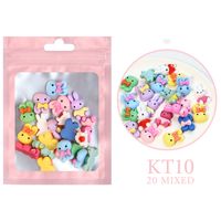 Cute Animal Fruit Flower Resin Nail Patches Nail Supplies sku image 12