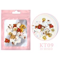 Cute Animal Fruit Flower Resin Nail Patches Nail Supplies sku image 11