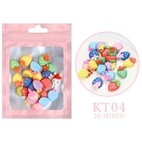 Cute Animal Fruit Flower Resin Nail Patches Nail Supplies sku image 6