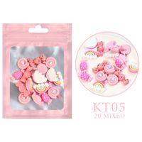 Cute Animal Fruit Flower Resin Nail Patches Nail Supplies sku image 7