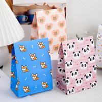 5 Types Of Cute Cartoon Small Animal Ins Style Paper Gift Bag Flat Ornament Candy Gift Gift Return Bag main image 1