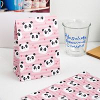 5 Types Of Cute Cartoon Small Animal Ins Style Paper Gift Bag Flat Ornament Candy Gift Gift Return Bag sku image 14
