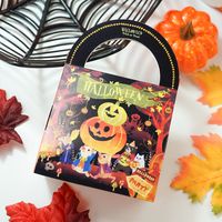 Hand-held Halloween Happy Halloween Candy Packaging Box Biscuit Wansheng Nougat Candy Box Handbag main image 5
