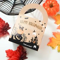 Hand-held Halloween Happy Halloween Candy Packaging Box Biscuit Wansheng Nougat Candy Box Handbag main image 3
