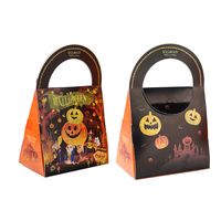 Hand-held Halloween Happy Halloween Candy Packaging Box Biscuit Wansheng Nougat Candy Box Handbag sku image 2