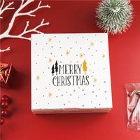 Christmas Letter Elk Paper Gift Box Food Packaging sku image 1