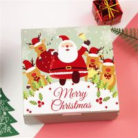 18 De Noël Bricolage À La Main Nougat Biscuit Emballage Boîte Cadeau Paquet Boîte De Papier Noix Fruits Secs Vide Cadeau sku image 4