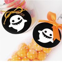 Halloween Cute Cartoon Paper Halloween Decoration Hanging Tag Gift Wrapping Supplies main image 1
