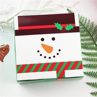 18 De Noël Bricolage À La Main Nougat Biscuit Emballage Boîte Cadeau Paquet Boîte De Papier Noix Fruits Secs Vide Cadeau main image 5