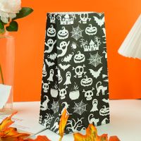 Foreign Trade New New Halloween Gift Bag Halloween Candy Paper Bag Pumpkin Spider Packing Bag sku image 14