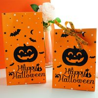 Foreign Trade New New Halloween Gift Bag Halloween Candy Paper Bag Pumpkin Spider Packing Bag main image 2