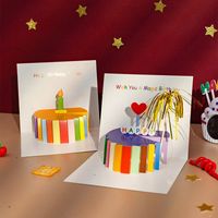 Valentine 's Day Gift Boutique Birthday Invitation Card 3d Three-dimensional Blessing Thanksgiving High-end Creative Small Card main image 3