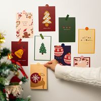 Christmas Greeting Card High-end Christmas Creative Blessing Postcard Thanksgiving Gift Ins Exquisite Cartoon Decorative Card main image 3