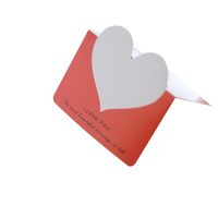 Simple Heart Festive Paper Printed Card main image 4