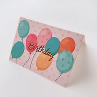 Tarjetas De Bronceado De Papel De Fiesta De Cumpleaños Con Letras Dulces sku image 2