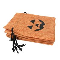 Halloween Funny Pumpkin Linen Party Gift Bags main image 3