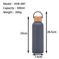 Fashion Solid Color Stainless Steel Thermos Cup main image 4