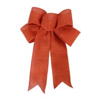 Christmas Bow Knot Flocking Cloth Party Decorative Props sku image 8