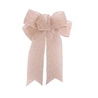 Christmas Bow Knot Flocking Cloth Party Decorative Props sku image 9