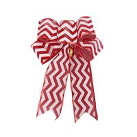 Christmas Bow Knot Flocking Cloth Party Decorative Props sku image 6