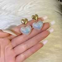 Retro Geometric Heart Shape Alloy Plating Earrings main image 3