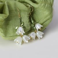 Elegant Flower Alloy Earrings 1 Pair main image 2