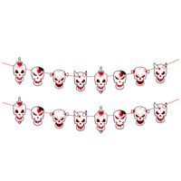 Halloween Pumpkin Skull Paper Party Banner sku image 4