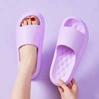 Unisex Casual Solid Color Open Toe Slides Slippers sku image 8