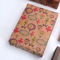 Christmas Elk Kraft Paper Party Gift Wrapping Supplies main image 3