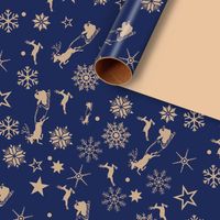 Weihnachten Schneemann Schneeflocke Kraftpapier Gruppe Zubehör Für Geschenkverpackungen sku image 5