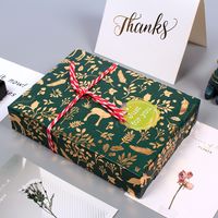 Birthday Letter Leaves Deer Paper Party Gift Wrapping Supplies main image 3