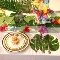 Flower Cloth Party Tableware main image 2