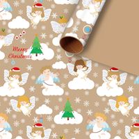 Christmas Letter Deer Paper Party Gift Wrapping Supplies sku image 1