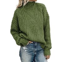 Fashion Solid Color Rayon Turtleneck Long Sleeve Knitwear sku image 5