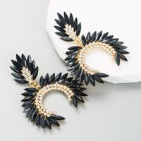 Fashion Geometric Alloy Plating Inlay Rhinestone Drop Earrings sku image 2