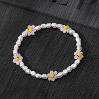 Sweet Flower Resin Beaded Pearl Bracelets 1 Piece sku image 8