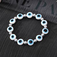 Fashion Devil's Eye Resin Beaded Plating Resin Bracelets 1 Piece main image 2