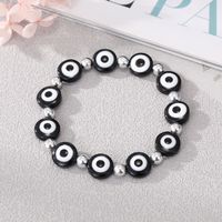 Fashion Devil's Eye Resin Beaded Plating Resin Bracelets 1 Piece sku image 11