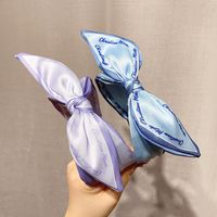 Simple Style Letter Satin Bow Knot Hair Band main image 5