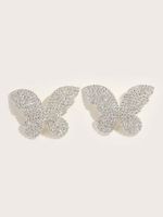 Sexy Butterfly Chest Paste Full Diamond Rhinestone Breast Pad sku image 1