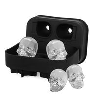 Simple Style Skull Silica Gel Ice Tray main image 3