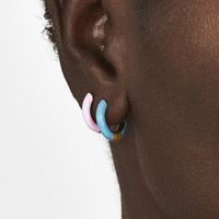 Fashion Geometric Alloy Plating Hoop Earrings 1 Pair main image 3